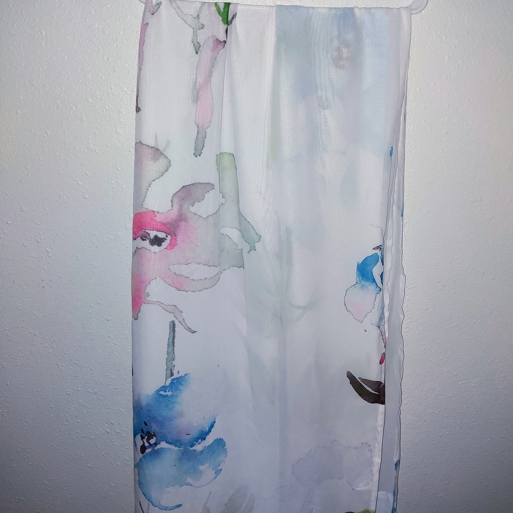Floral Sheer Curtains